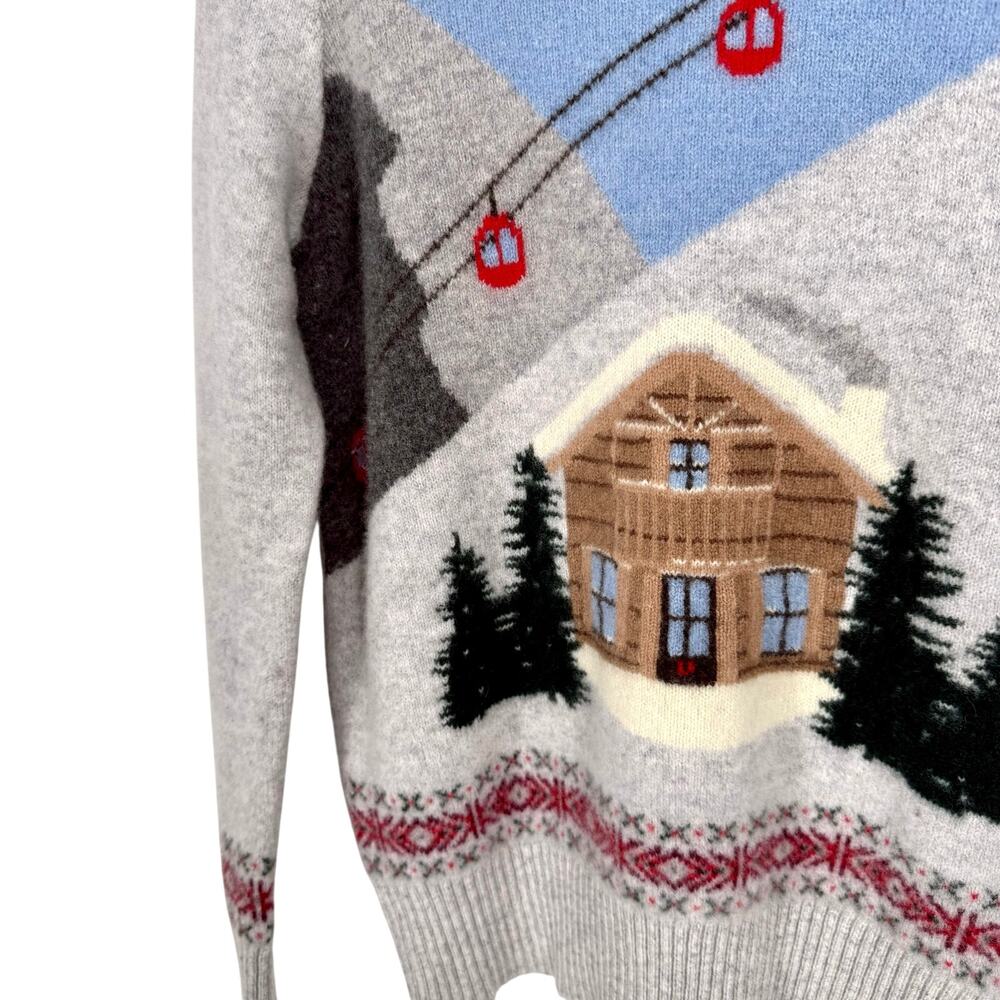 Brooks Brothers 100% Wool Large(fits like a small) Winter Christmas Sweater Ski - Picture 5 of 11